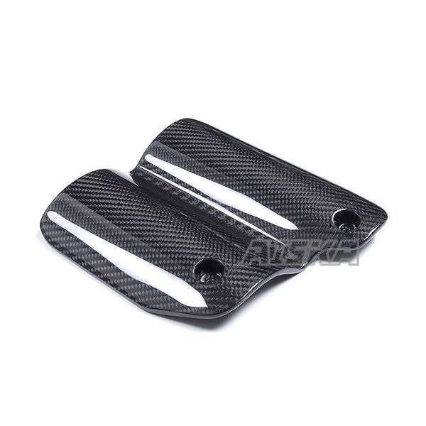 AISKA Dry Carbon Fiber Motorcycle Exhaust Pipe Heat Shield Protector Guard Cover for Harley Sportster S 1250 RH 1250S 2021-2025