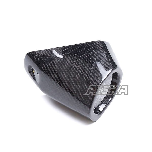 AISKA R1300GS Carbon Parts Real Dry Carbon Fiber Motorcycle Rear Silencer Exhaust Pipe Protector Cover for BMW R1300GS 2023 2024