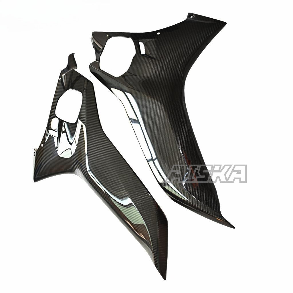 AISKA R6 Carbon Fiber Side Fairings Motorcycle 3K Full Carbon Fibre Front Body System Side Fairings Kit for Yamaha R6 2017-2024