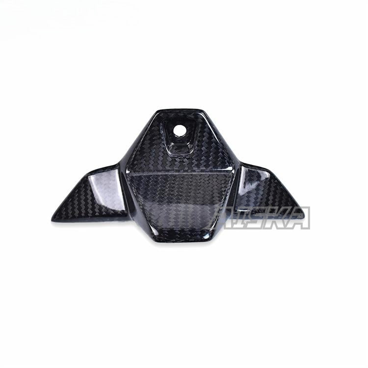 AISKA 100% 3K Full Carbon Fiber Twill Weave Motorcycle Headlamp Small Cover Headlight Upper Fairing for BMW S1000R 2021-2024