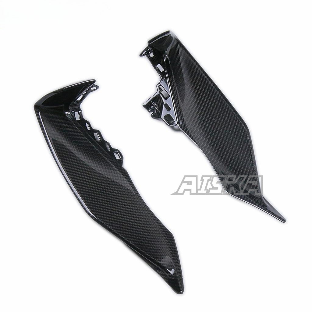 AISKA Carbon Fiber Fairing Motorcycle Dashboard Instrument Meters Side Panels Covers for Yamaha R1 2020-2024