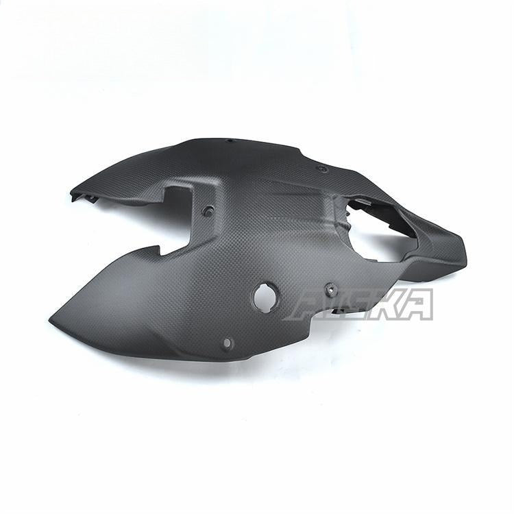 AISKA 3K 3*3 Carbon Fiber  Motorcycle Accessories Spare Parts Rear Tail Lower Cover for Ducati  Panlgale V2