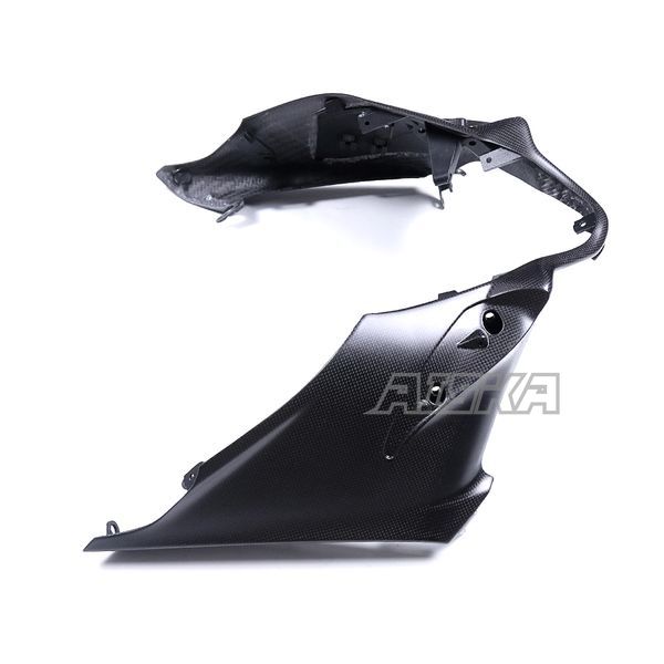 AISKA New Arrival 100% 3K Full Dry Carbon Fiber Motorcycle Rear Tail Side Panel Fairings for Ducati Panigale V4 V4S 2025