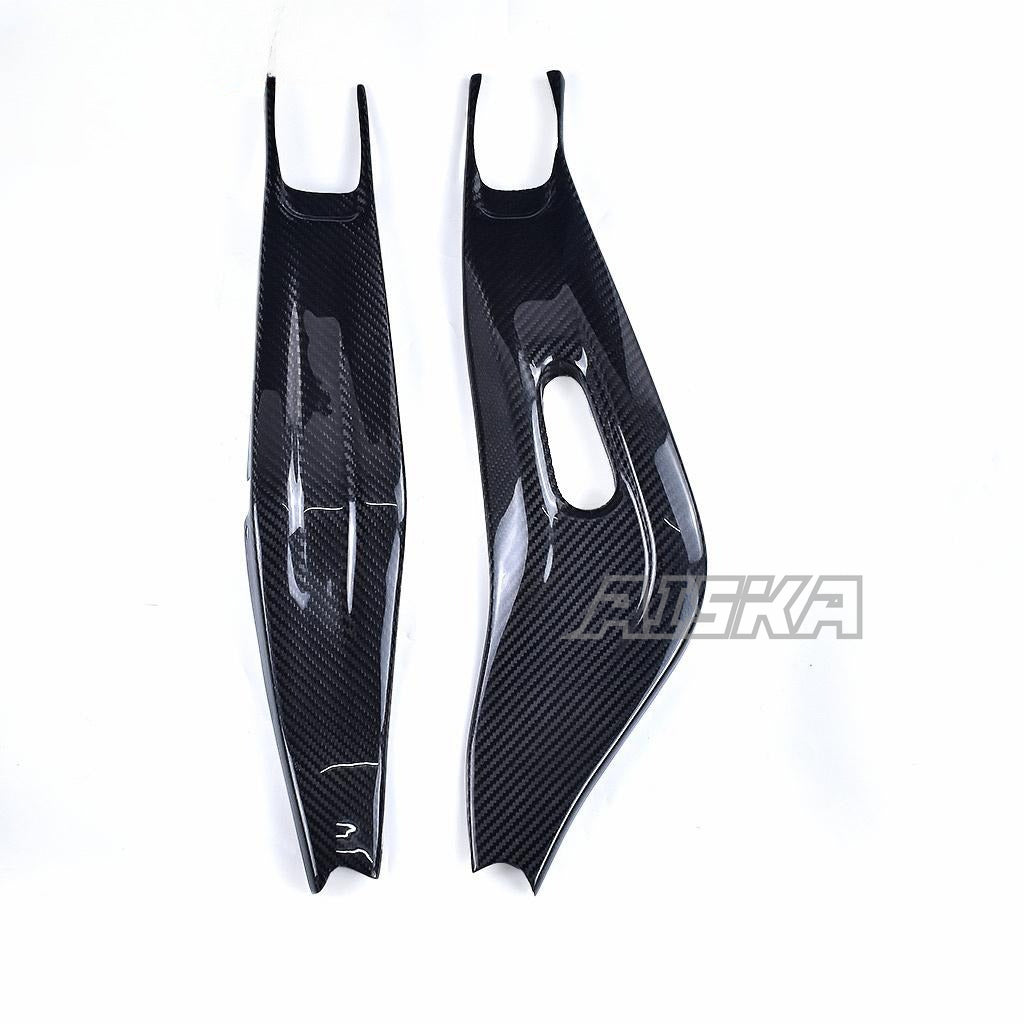 AISKA 100% Real Carbon Fiber Motorcycle Swingarm Cover Swing Arm Guard Protection for Yamaha MT07 FZ07 MT-07 FZ-07 2014-2017