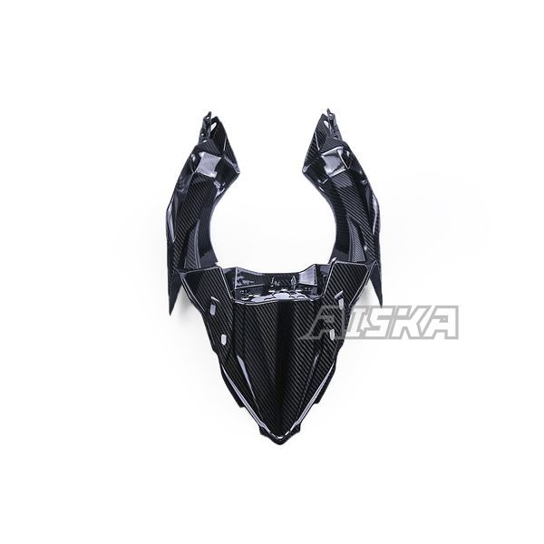 AISKA 100% 3K Full Dry Carbon Fiber Motorcycle Front Dashboard Cover Inner Panel Cowl Fairing for Kawasaki Ninja 400 2018-2024
