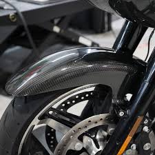 AISKA 19" Dry Carbon Fiber Motorcycle Front Fender for Harley Davidson Touring Street Glide Road Glide Road King Custom Baggers