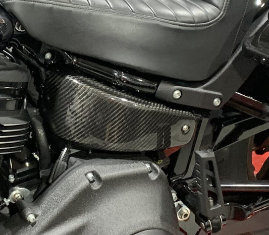 AISKA 3K Carbon Fiber Motorcycle Side Panel Fairings Frame Battery Covers for Harley Davidson Softail Low Rider S ST  2022-2025
