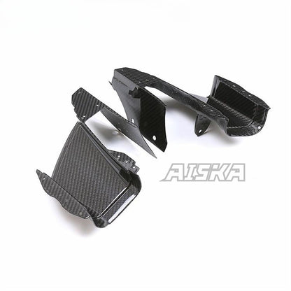 AISKA 100% 3K Full Dry Carbon Motorcycle Front Carbon Fiber Air Intake Fairing for BMW S1000RR 2019-2022
