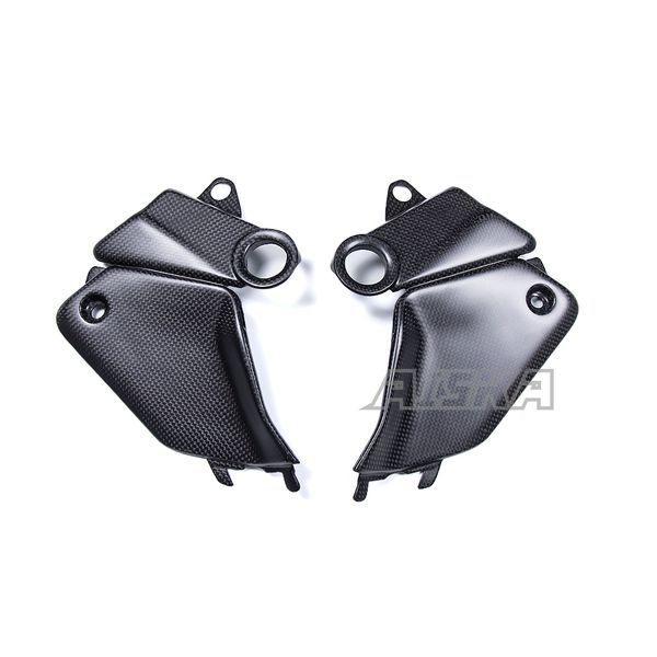 AISKA 100% 3K Full Dry Carbon Fiber Motorcycle Fuel Tank Side Panel Cover Fairing for Ducati Panigale V4 V4S 2025