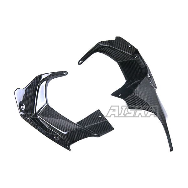 AISKA Full 3K Dry Carbon Fiber Side Fairing Motorcycle Dashpanel Cover Side Panels for Kawasaki Ninja H2 H2R 2015-2024