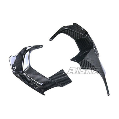 AISKA Full 3K Dry Carbon Fiber Side Fairing Motorcycle Dashpanel Cover Side Panels for Kawasaki Ninja H2 H2R 2015-2024