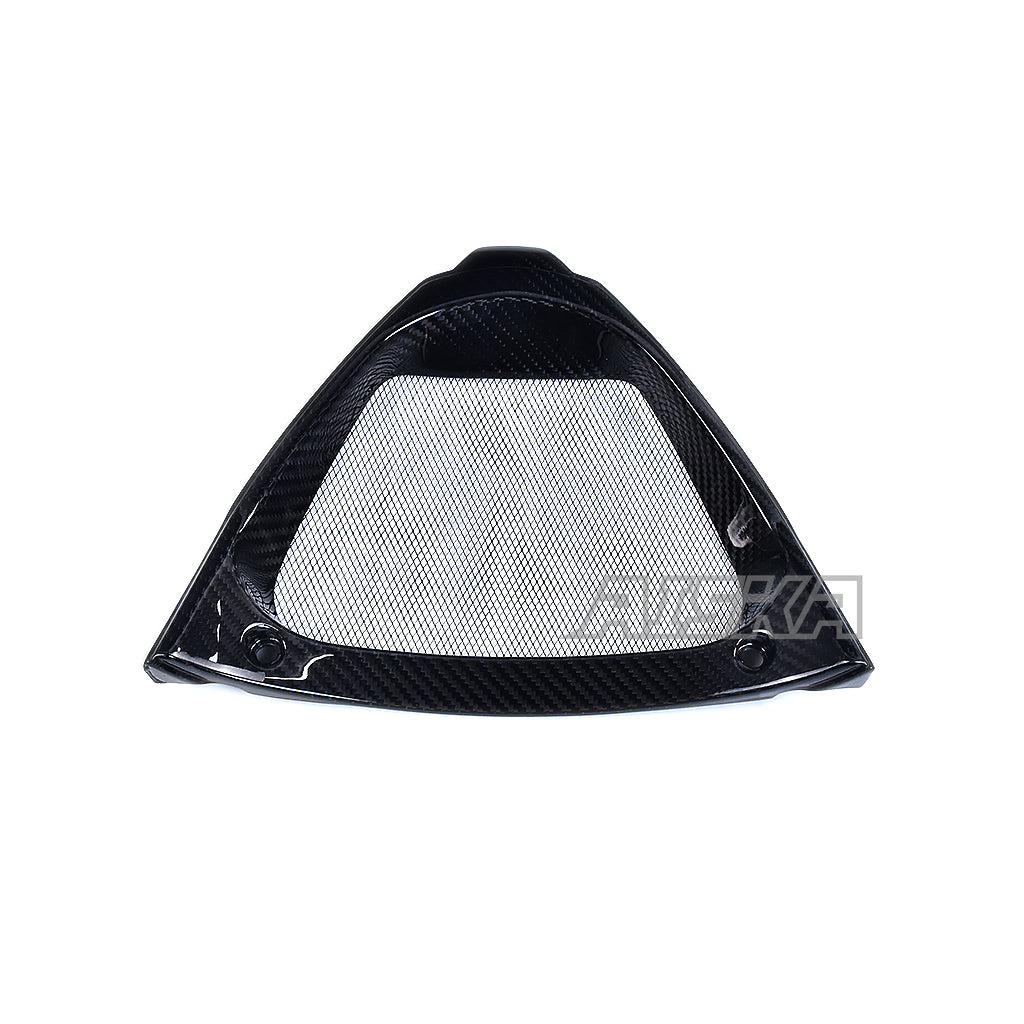 AISKA 3K 3*3 Carbon Fiber Motorcycle Accessories V-shaped Panel Radiator Cover for Aprilia RSV4  Tuono V4 2021+