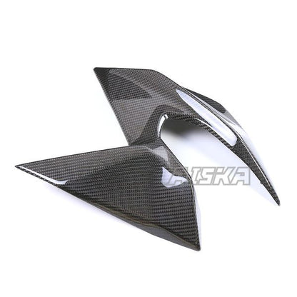 AISKA Full 3K Dry Carbon Fiber Motorcycle Fairing Right Side Panel Cover Front Upper Guard for Kawasaki Z H2 2021-2024 2021-2024