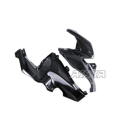 AISKA 3K Dry Carbon Fiber Motorcycle Accessories Tank Side Front Upper Inner Panels Fairing for Kawasaki Z900 2020-2024