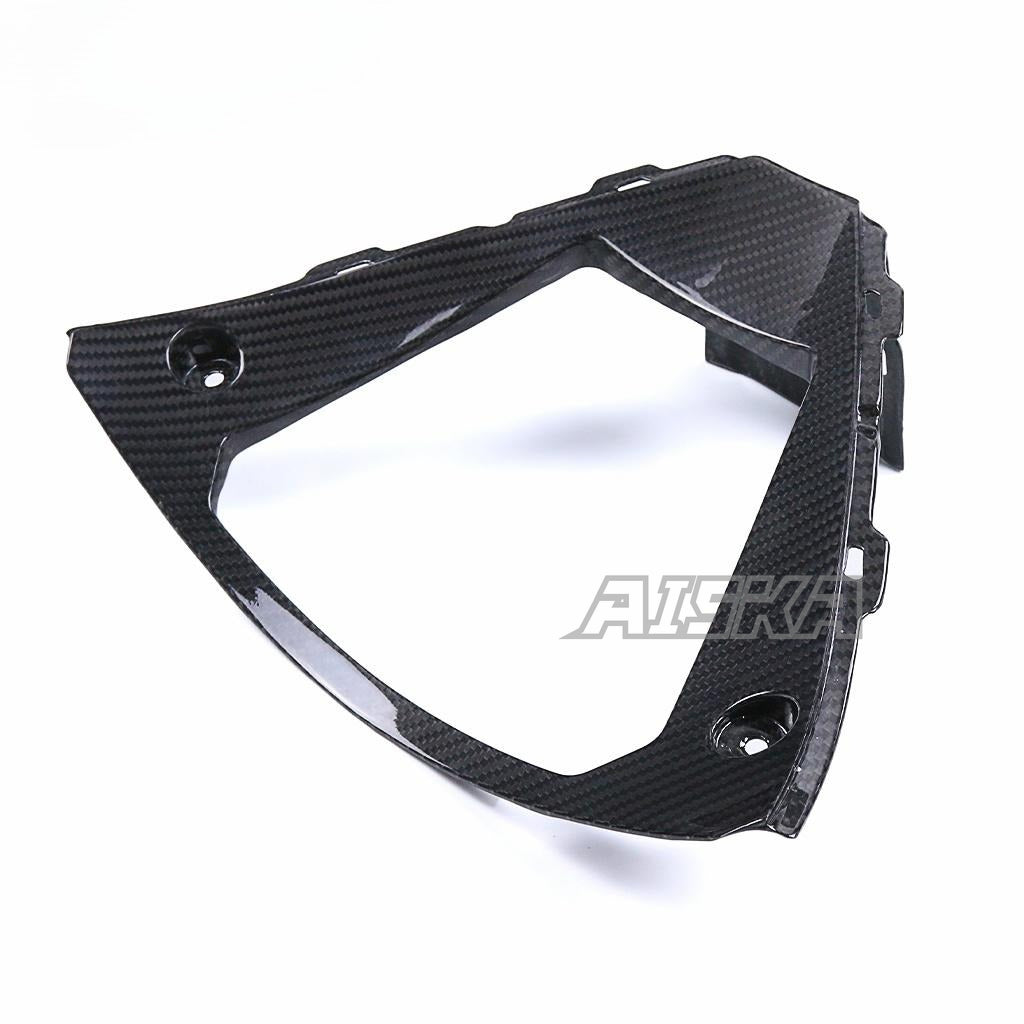 AISKA  3K Dry Carbon Fiber Motorcycle  Accessories V PANEL RADIATOR COVER for Suzuki GSXR 1000 2017-2024