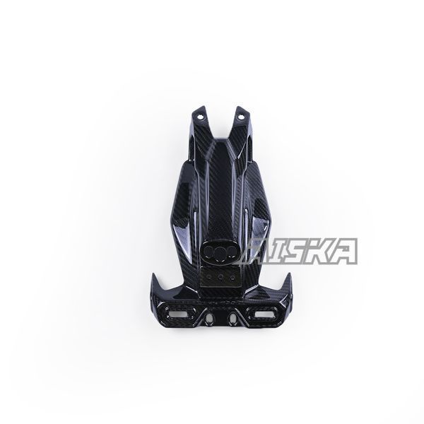 AISKA 3K Dry Carbon Fiber Motorcycle Rear Fender Eliminator License Plate Signal Holder Bracket for Kawasaki Ninja 400 2018-2024
