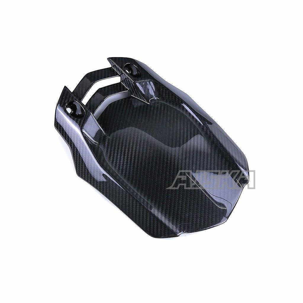 AISKA 3K Dry Carbon Fiber Motorcycle Rear Wheel Fender Hugger Mudguard for Yamaha MT10 FZ10 2016-2024