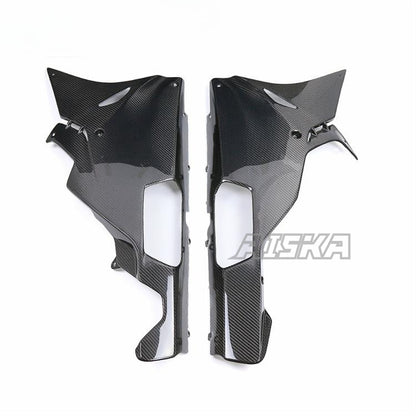 AISKA 100% 3K Full Carbon Fiber Twill Weave Glossy Motorcycle Lower Side Fairings for BMW S1000RR 2015-2018