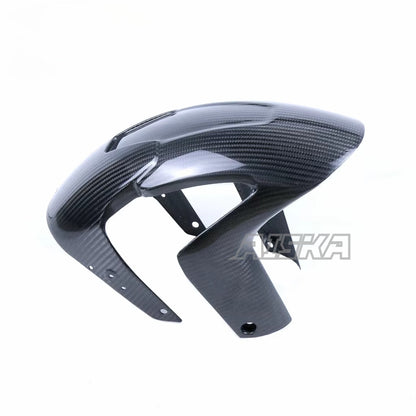 AISKA 3K Twill Weave Carbon Fiber Motorcycle Body Accessories Front Mudguard for Aprilia RS660 2021+