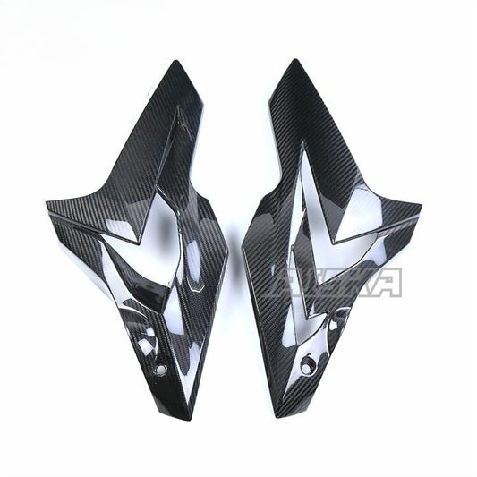 AISKA 100% 3K Twill Weave Carbon Fibre Motorcycle Side Panel Fairings for BMW S1000R 2014-2020