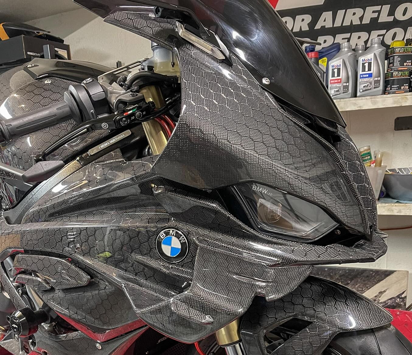 AISKA BMW S1000RR 2025 Carbon Fiber Front Headlight Side Panel