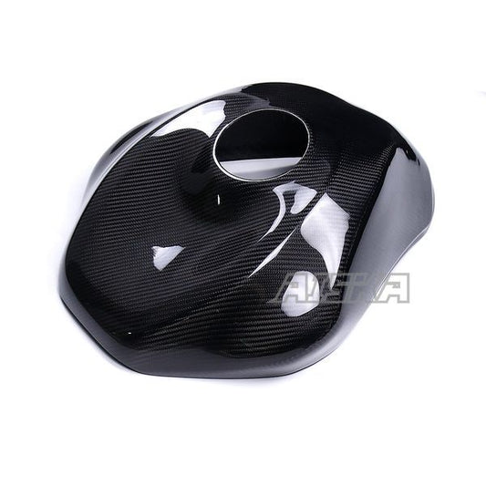 AISKA 3K Dry Carbon Fiber Motorcycle Full Gas Fuel Tank Cover for Kawasaki Ninja ZX-6R 2019-2025