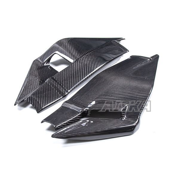 AISKA New Dry Carbon Fiber Motorcycle Swing Arm Protectors Fairings Swingarm Covers for Suzuki Hayabusa GSX1300R Gen2 Gen3 2008-2025