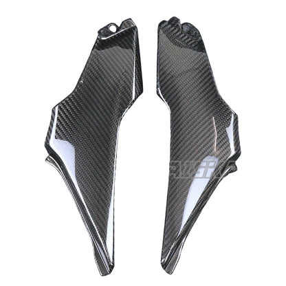 AISKA 3K Dry Carbon Fiber Motorcycle Fairing Accessories Seat Side Frame Cover Side Panel for Kawasaki Z900 2020-2024
