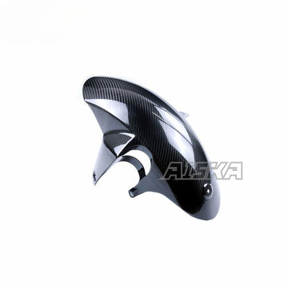 AISKA 100% 3K Dry Carbon Fiber Motorcycle  Accessories Front Fender for Suzuki GSXR1000 2017+