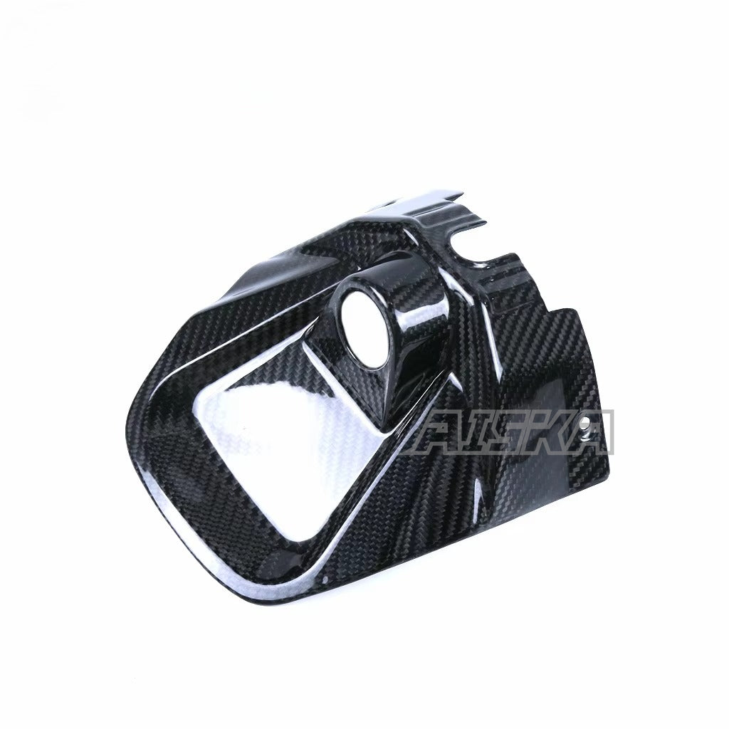 AISKA 3K Carbon Fiber Motorcycle Body Accessories Modified Lock Head Cover Key Lock Cover Decoration for Aprilia RS660  2021+