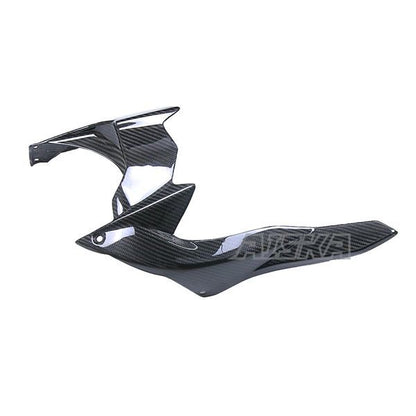 AISKA Full 3K Dry Carbon Fiber Motorcycle Rear Fender Hugger Mudguard for Kawasaki Ninja H2 H2R 2015-2024
