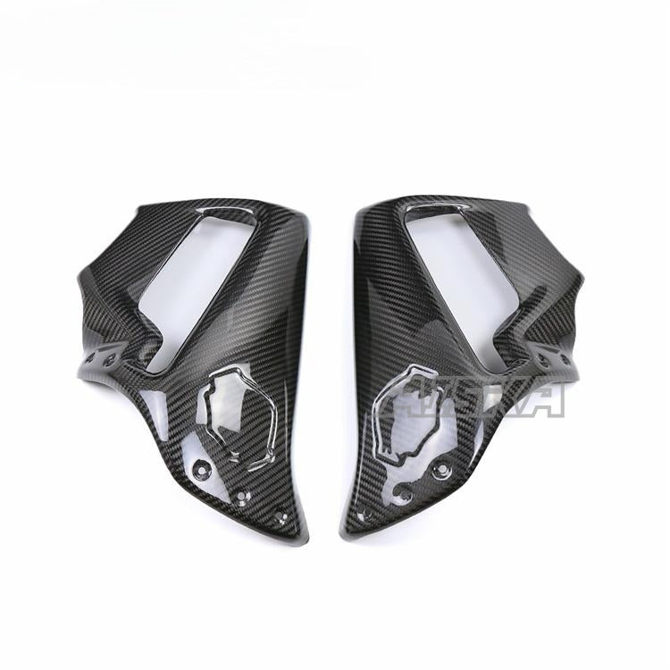 AISKA Twill Weave Glossy 100% 3K Carbon Fiber Shell Side Panel for Harley Davidson VRSCF V-Rod Muscle