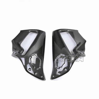 AISKA Twill Weave Glossy 100% 3K Carbon Fiber Shell Side Panel for Harley Davidson VRSCF V-Rod Muscle