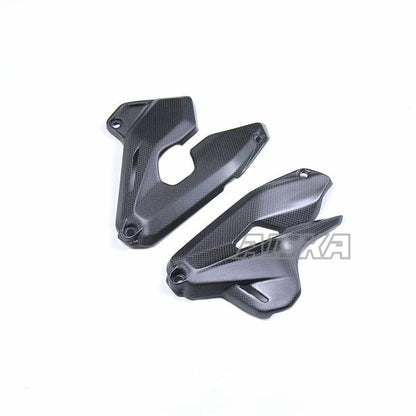 AISKA 3K 3*3 Carbon Fiber Motorcycle Accessories Body Side Panel for Ducati Monster 937 2021+