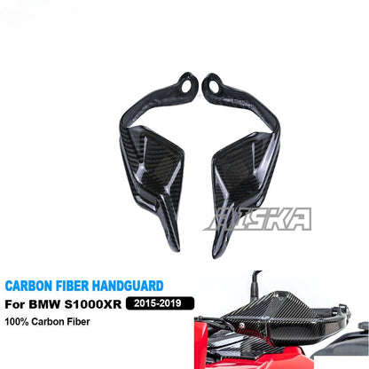 AISKA Wholesale High Quality Twill Weave Motorcycle Full Carbon Fiber Brake Guard Handguard for BMW S1000XR 2015-2019