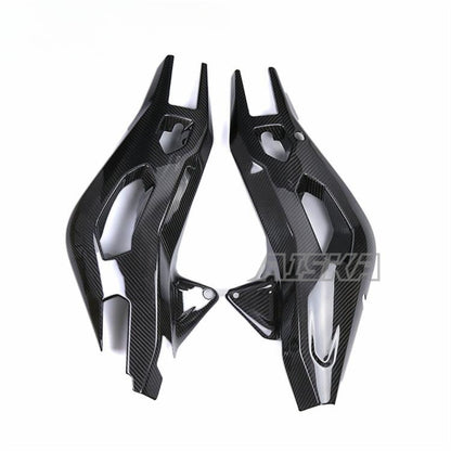 AISKA Wholesale 100% Dry Carbon Fiber Motorcycle Fairings Rear Swingarm Covers for BMW S1000XR 2020-2024