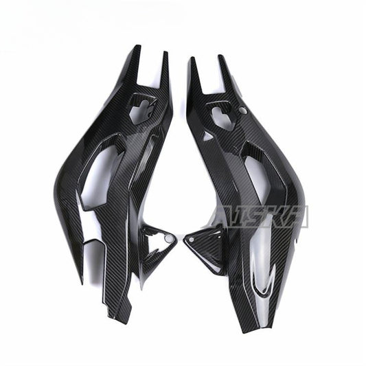 AISKA Wholesale 100% Dry Carbon Fiber Motorcycle Fairings Rear Swingarm Covers for BMW S1000XR 2020-2024
