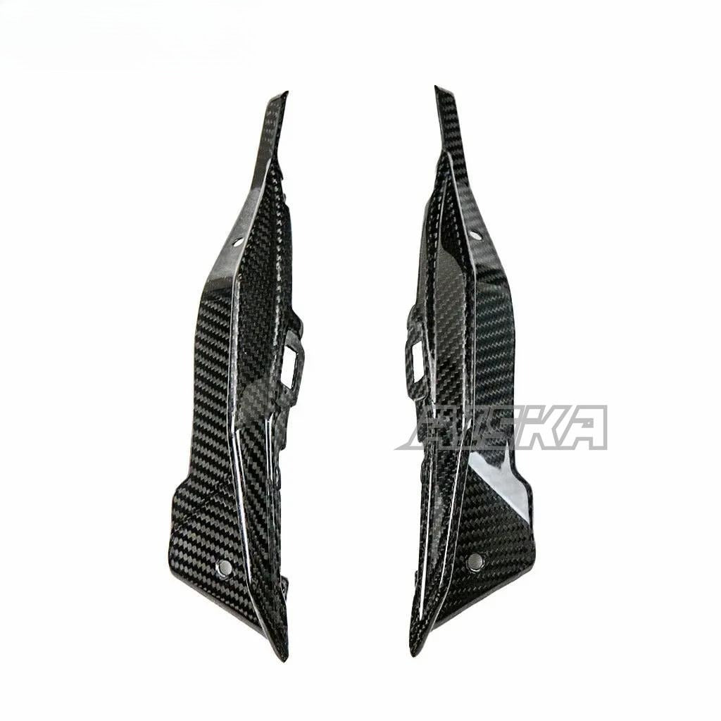 AISKA Real 3K Dry Carbon Fiber Motorcycle Fairing Rear Tail Seat Side Panel Cover for Kawasaki Ninja ZX-25R 2020-2024