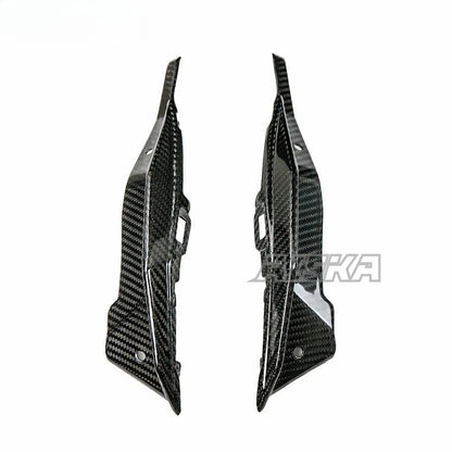 AISKA Real 3K Dry Carbon Fiber Motorcycle Fairing Rear Tail Seat Side Panel Cover for Kawasaki Ninja ZX-25R 2020-2024