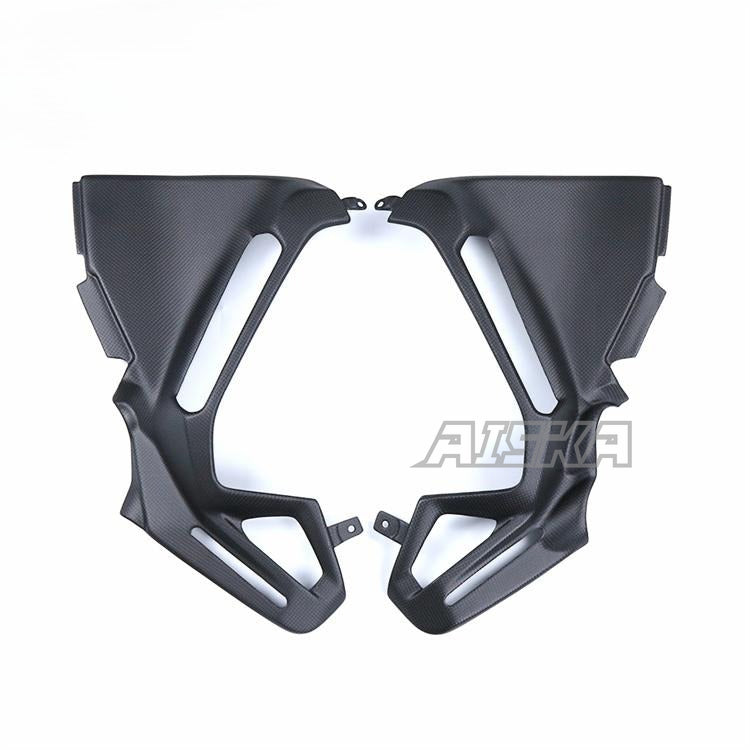 AISKA 100% Dry Carbon Fiber Parts Motorcycle  Side of Fuel tank Cap for DUCATI Multistrada V4 1100 2021+
