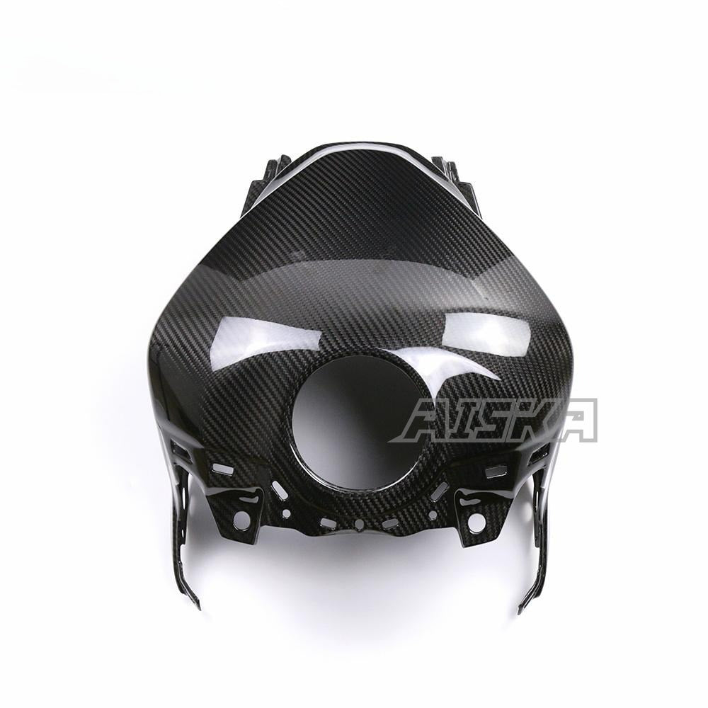 AISKA Carbon Fiber R3 Fuel Tank Cover Motorcycle Accessories Full Carbon Fiber Tank Guard Fairing for Yamaha R3 2022 2023 2024