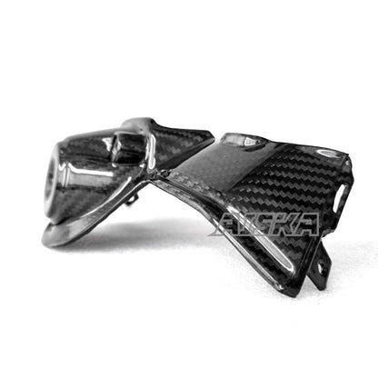 Motorcycle Modification 3K Carbon Fiber Ignition Switch Key Cover Protector for Ducati Panigale  V4, V4S, V4R 2018-2024