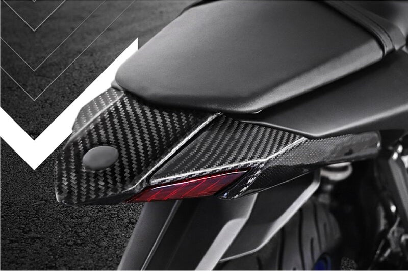 AISKA Motorcycle Carbon Rear Seat Cover Full Carbon Fiber Tail Seat Cover Cowl Fairing for Yamaha R3 2022 2023 2024