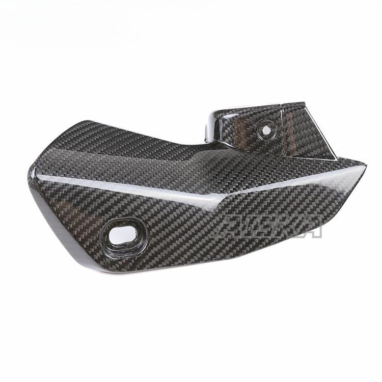 AISKA 100% Dry Carbon Fiber Motorcycle Muffler Exhaust Pipe Heat Shield Cover for BMW R1250RS R 1250 RS 2021-2023