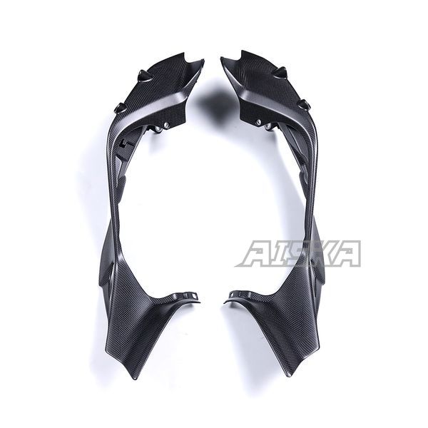 AISKA 100% 3K Full Dry Carbon Fiber Motorcycle Under Seat Side Panel Cover Fairings for Ducati Panigale V4 V4S 2025