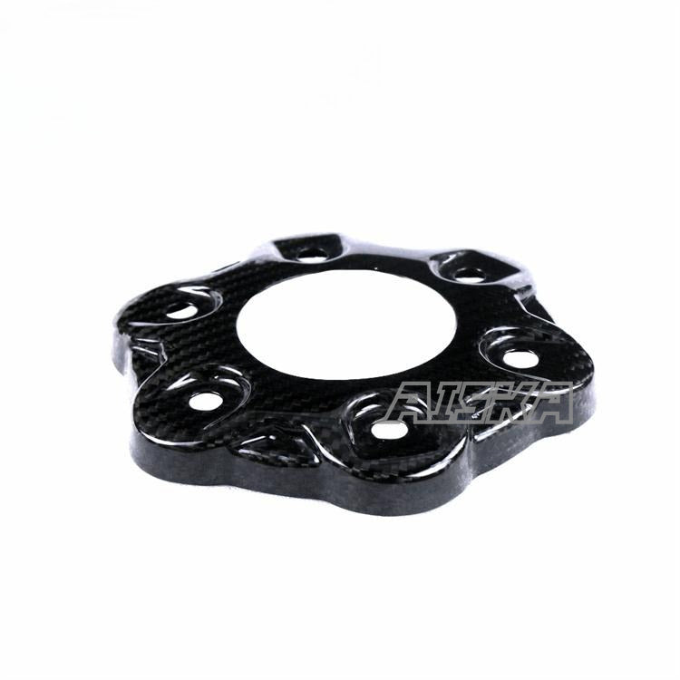 AISKA Panigale V4 Gear Protective Cover 3K 3*3 Carbon Fiber Motorcycle Modified Gear Cover for Ducati Panigale V4 V4S V4R 2018-2024