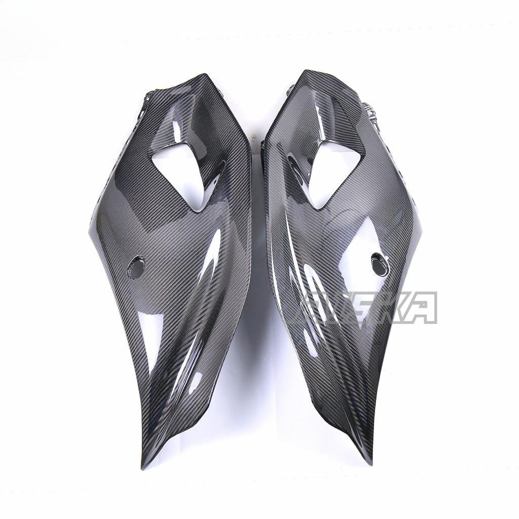 AISKA Wide Selection of Motorcycle Carbon Fiber Front Upper Side Panels Fairing Cover Cowl for Yamaha R7 2022 2023 2024