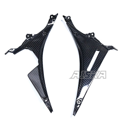 AISKA Real Prepreg Dry Carbon Fiber Radiator Shrouds Covers for Suzuki GSXR 1000 GSXR1000R GSXR1000RR 2017-2025
