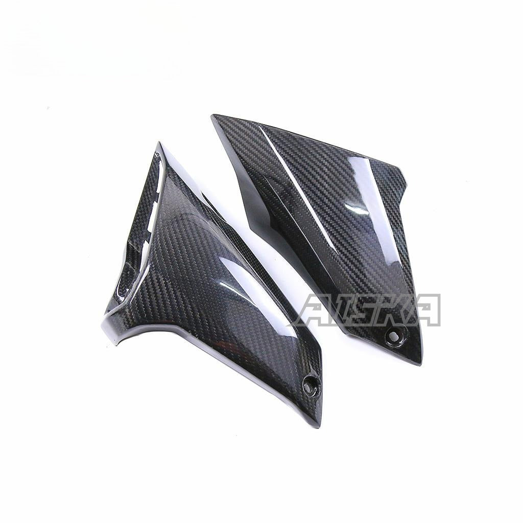 AISKA Carbon Fiber Motorcycle Accessories Fuel Tank Side Panels Frame Trim Cover for YAMAHA MT09 FZ09 2017-2020