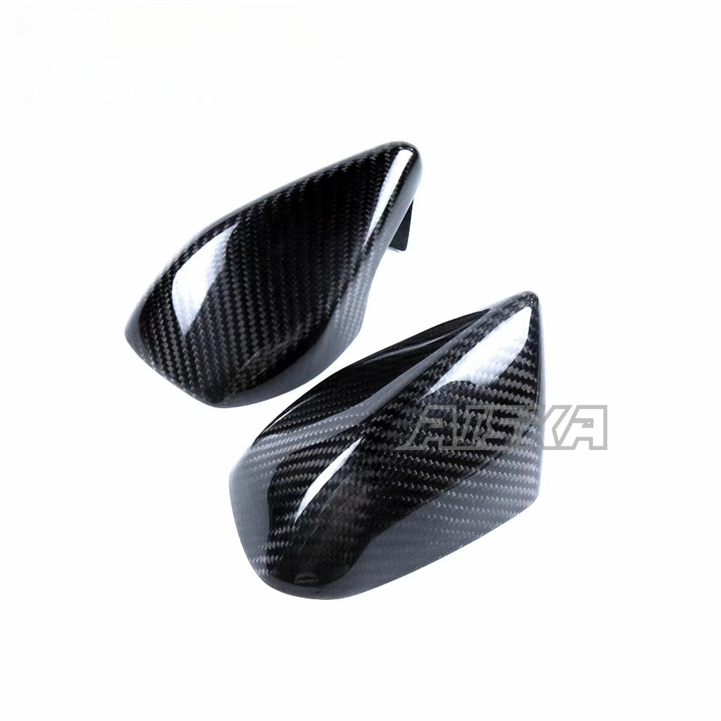 AISKA Carbon Fiber Motorcycle Modified Accessories Rear View Mirror Cover for Aprilia RS660 2021+